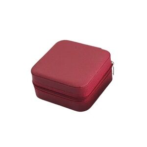 Red Jewelry Mini Travel Case